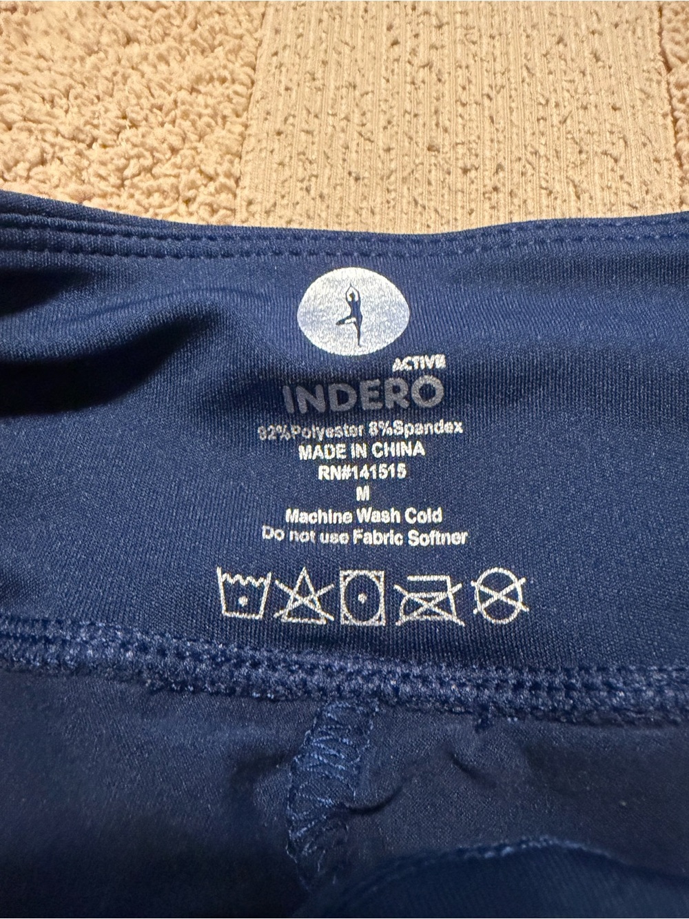 Women's Navy Circle Skirt with Flared Silhouette - Picture 2 of 2